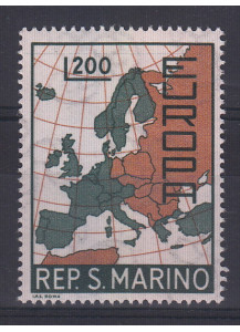 1967 San Marino Europa 1 valore nuovo Sassone 742
